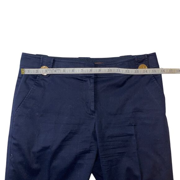 Tory Burch Navy Blue Trousers Size 6 - Picture 8 of 12